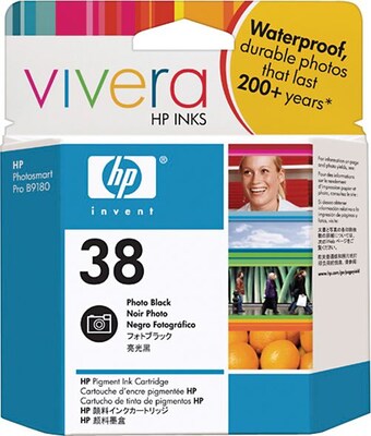 HP 38 Photo Black Ink Cartridge (C9413A)