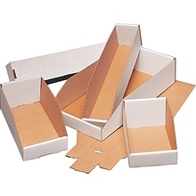 Staples® Open Top Bin Boxes, 4-1/2H x 2W x 9L, 25/Bundle
