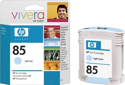 HP 85 Light Cyan Standard Yield Ink Cartridge (C9428A)