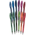 Sonix Gel Stick Pens, Medium Point, 0.7 mm, Assorted Ink, 12/Pack (13124-CC)