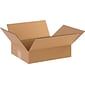 12" x 10" x 3" Shipping Boxes, 32 ECT, Brown, 25/Bundle (12103)