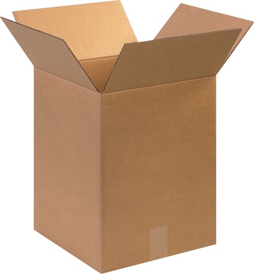 12 x 12 x 16 Shipping Boxes, 32 ECT, Brown, 25/Bundle (121216)