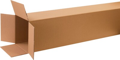 SI Products 12 x 12 x 60 Shipping Boxes, 32 ECT, Kraft, 10/Bundle (BS121260)