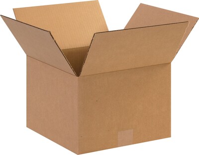12(L) x 12(W) x 8(H)" Shipping Boxes, 32 ECT, Brown, 25/Bundle (12128)