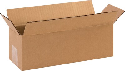 Corrugated Kraft Box 12 x 4 x 4 - 25/Bundle 500/Bale BS120404