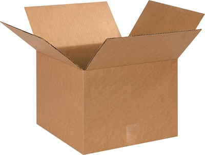 13 x 13 x 5 Shipping Boxes, 32 ECT, Brown, 25/Bundle (13135)