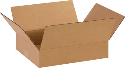 14 x 11 x 3 Shipping Boxes, 32 ECT, Brown, 25/Bundle (14113)