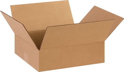 14 x 12 x 4 Shipping Boxes, 32 ECT, Brown, 25/Bundle (14124)