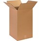 14" x 14" x 24" Shipping Boxes, 32 ECT, Brown, 15/Bundle (141424)