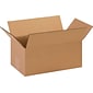 SI Products 14" x 8" x 6" Shipping Boxes, 32 ECT, Kraft, 25/Bundle (BS140806)