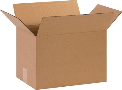 15 x 10 x 10 Shipping Boxes, 32 ECT, Brown, 25/Bundle (151010)