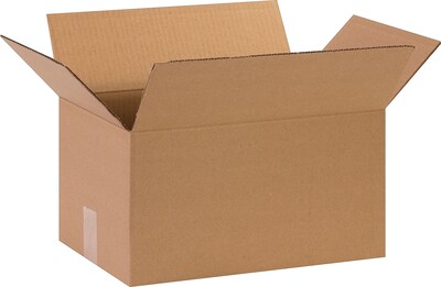 15 x 10 x 8 Shipping Boxes, 32 ECT, Brown, 25/Bundle (15108)