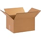15" x 12" x 8" Shipping Boxes, 32 ECT, Brown, 25/Bundle (15128)