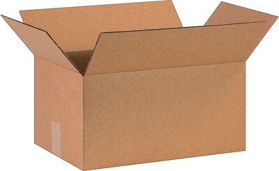 SI Products 16 x 10 x 8 Shipping Boxes, 32 ECT, Brown, 25/Bundle (16108)