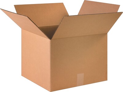 16 x 16 x 12 Shipping Boxes, 32 ECT, Brown, 25/Bundle (161612)