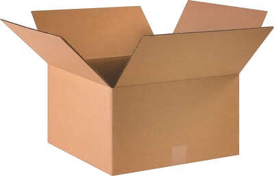 16 x 16 x 9 Shipping Boxes, 32 ECT, Brown, 25/Bundle