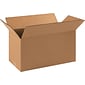 SI Products 16" x 8" x 8" Shipping Boxes, 32 ECT, Kraft, 25/Bundle (BS160808)