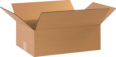 17.25" x 11.25" x 6" Shipping Boxes, 32 ECT, Brown, 25/Bundle (17116)