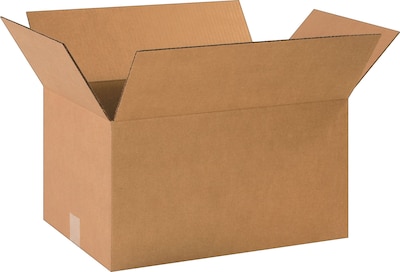 18.5 x 12.5 x 10 Shipping Boxes, 32 ECT, Brown, 20/Bundle (181210R)