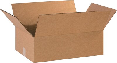 18 x 12 x 6 Standard Shipping Boxes, 32 ECT, Kraft, 25/Bundle (181206)