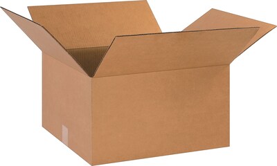 SI Products 18 x 16 x 10 Shipping Boxes, 32 ECT, Brown, 20/Bundle (BS181610)