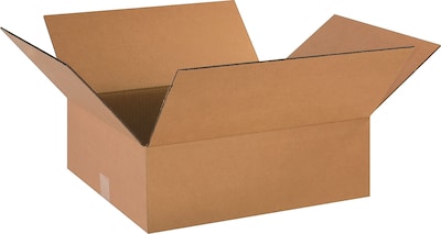 18 x 16 x 6 Shipping Boxes, 32 ECT, Brown, 25/Bundle (18166)