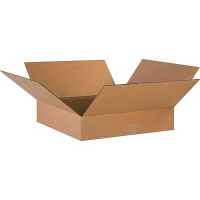 18 x 18 x 4 Shipping Boxes, 32 ECT, Brown, 25/Pack (BS181804)