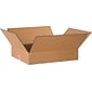 20" x 16" x 4" Shipping Boxes, 32 ECT, Brown, 25/Bundle (20164)