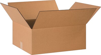 20 x 16 x 8 Shipping Boxes, 32 ECT, Brown, 20/Bundle (BS201608)