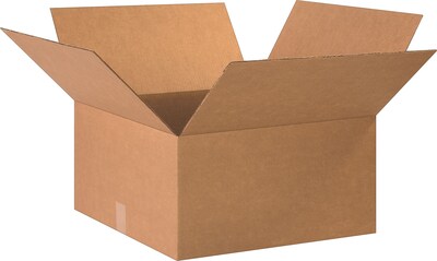 20 x 20 x 10 Shipping Boxes, 32 ECT, Brown, 15/Bundle (202010)