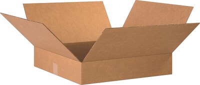 Coastwide Professional™ 20" x 20" x 4", 32 ECT, Shipping Boxes, 20/Bundle (CW57906)