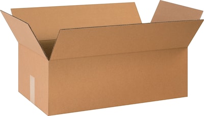 24 x 12 x 8 Shipping Boxes, 32 ECT, Brown, 20/Bundle (24128)