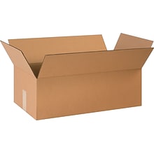 24 x 10 x 6 Shipping Boxes, 32 ECT, Brown, 25/Bundle (24106)