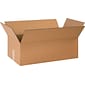 24" x 6" x 8" Shipping Boxes, 32 ECT, Brown, 25/Bundle (2468)