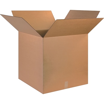 25 x 25 x 25 Shipping Boxes, 32 ECT, Brown, 10/Bundle (252525)