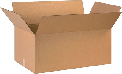28 x 16 x 12 Shipping Boxes, 32 ECT, Brown, 20/Bundle (BS281612)