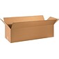 36" x 12" x 10" Shipping Boxes, 32 ECT, Brown, 15/Bundle (361210)