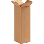 4 x 4 x 12 Shipping Boxes, 32 ECT, Brown, 25/Bundle (4412)