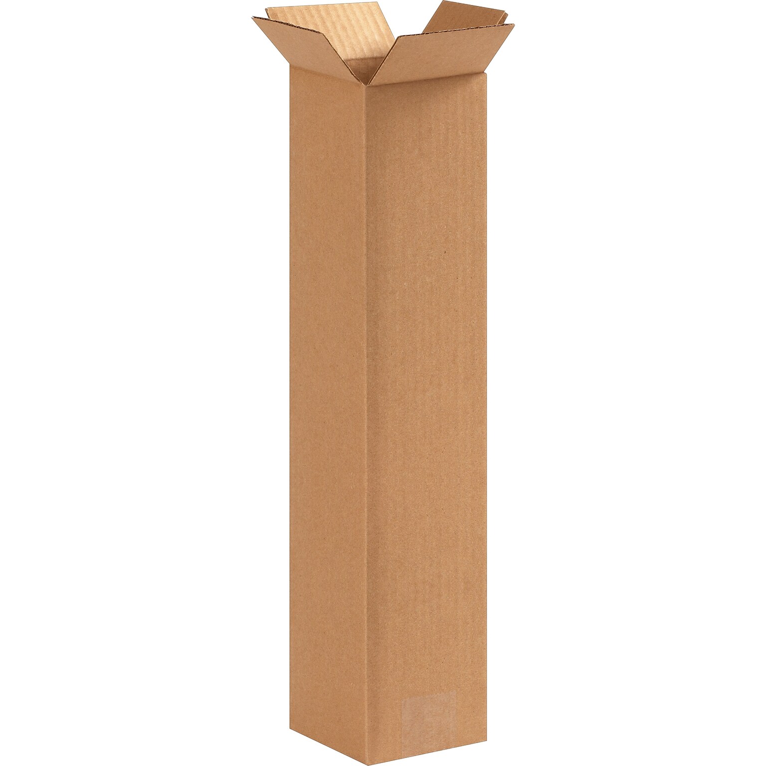 4 x 4 x 18 Shipping Boxes, 32 ECT, Brown, 25/Bundle (4418)