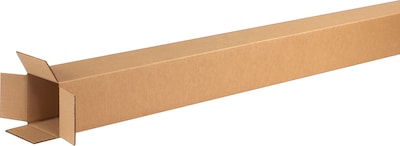 4 x 4 x 60 Shipping Boxes, 32 ECT, Brown, 25/Bundle (4460)