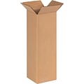 6 x 6 x 18 Shipping Boxes, 32 ECT, Brown, 25/Bundle (6618)