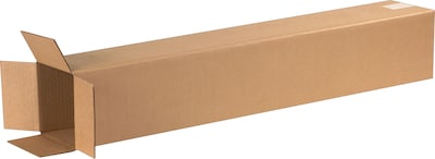 6" x 6" x 40" Shipping Boxes, 32 ECT, Brown, 25/Bundle (6640)