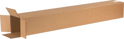 6Lx6Wx48H(D) Single-Wall Tall Corrugated Boxes; Brown, 25 Boxes/Bundle