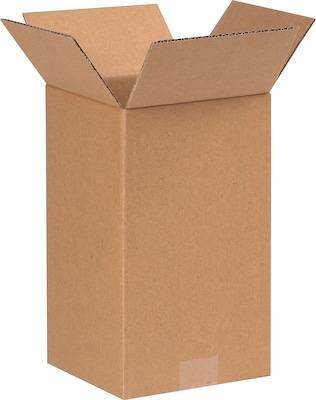 7 x 7 x 12 Shipping Boxes, 32 ECT, Brown, 25/Pack (BS070712)