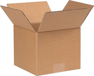 7 x 7 x 6 Shipping Boxes, 32 ECT, Brown, 25/Bundle (776)