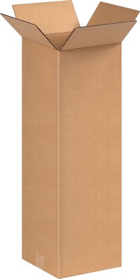 8 x 8 x 24 Shipping Boxes, 32 ECT, Brown, 25/Pack (BS080824)