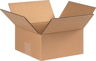Coastwide Professional™ 8 x 8 x 4, 32 ECT, Shipping Boxes, 25/Bundle (CW57259)