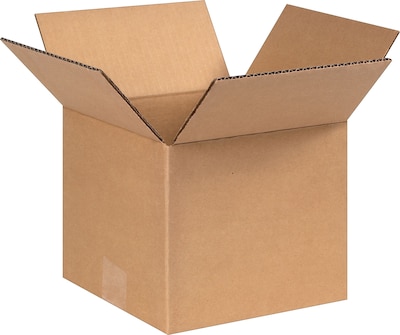 8 x 8 x 7 Shipping Boxes, 32 ECT, Brown, 25/Pack (887)