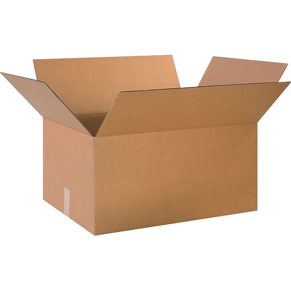 24 x 18 x 12 Shipping Boxes, 44 ECT, Brown, 15/Bundle (HD241812)