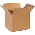 SI Products 20 x 20 x 20 Multi-Depth Shipping Boxes, 32 ECT, Brown, 10/Bundle (BS202020MD)